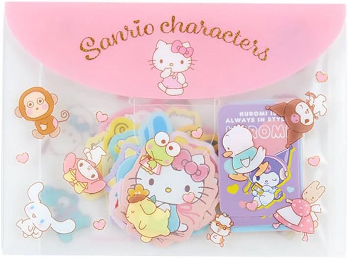 Schattige Stickers en Etui Set voor Notitieboek en Smartphone