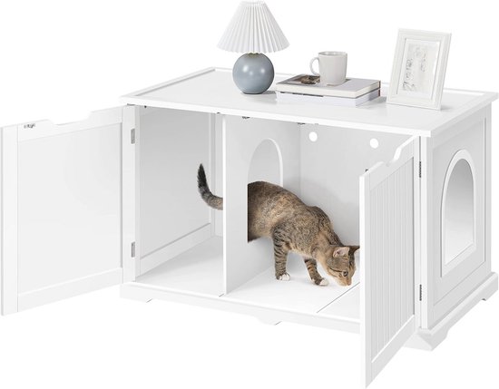 Katzen toilette Gehäuse, Beistell tisch aus Holz für Haustiere, Aufbewahrung sch Katzen toilette Gehäuse, Beistell tisch aus Holz für Haustiere, Aufbewahrung sch