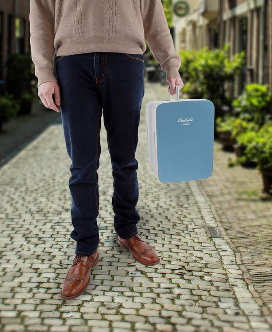 10L Mini Koelkast - Draagbare Koeler en Warmer voor Drankjes, Snacks en Cosmetica — afbeelding 3