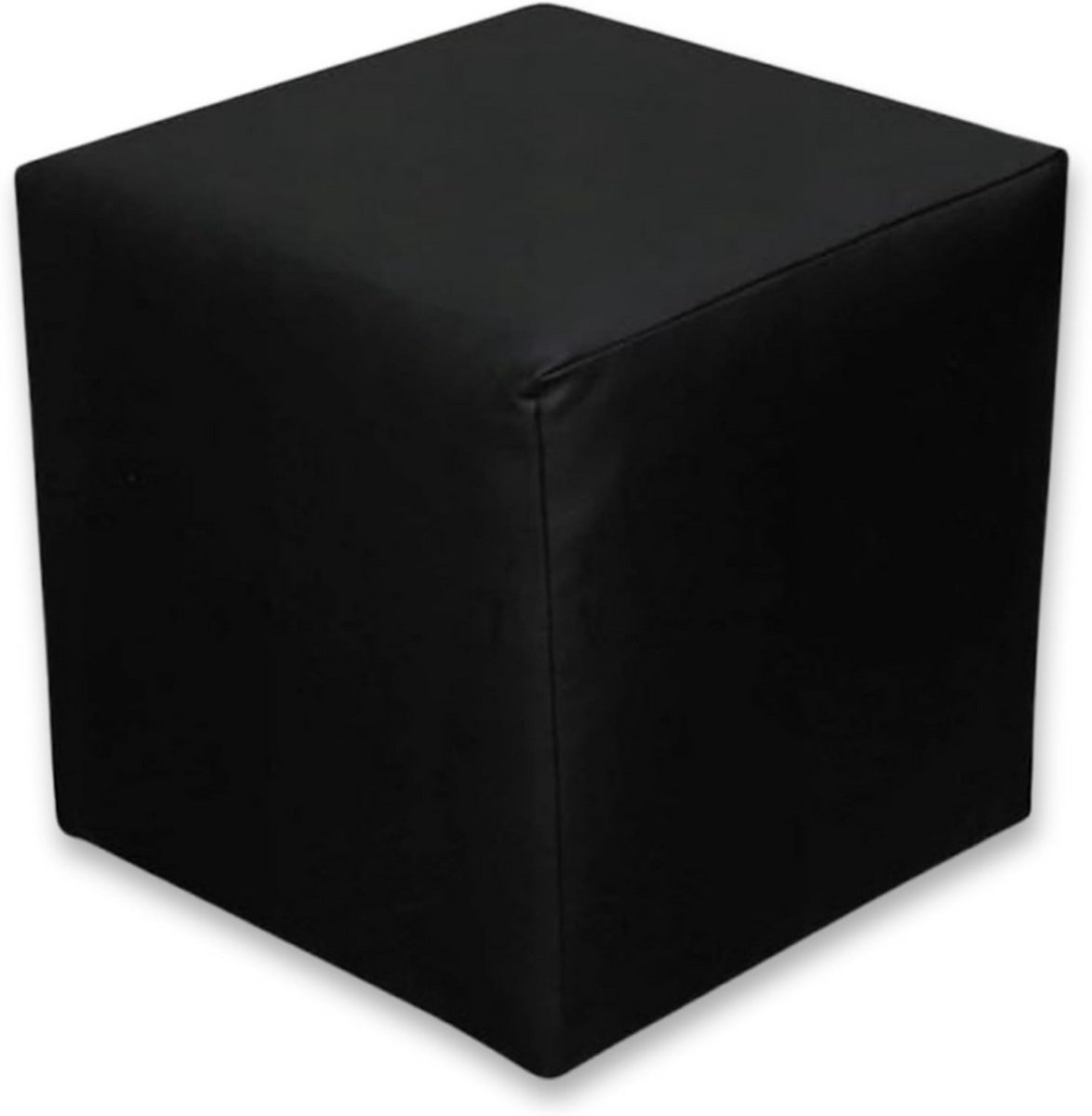Zitpoef 40x40x40 cm - Kunstleren Vloerkussen, Voetenbank en Zitsysteem voor Woonkamer en Kinderkamer