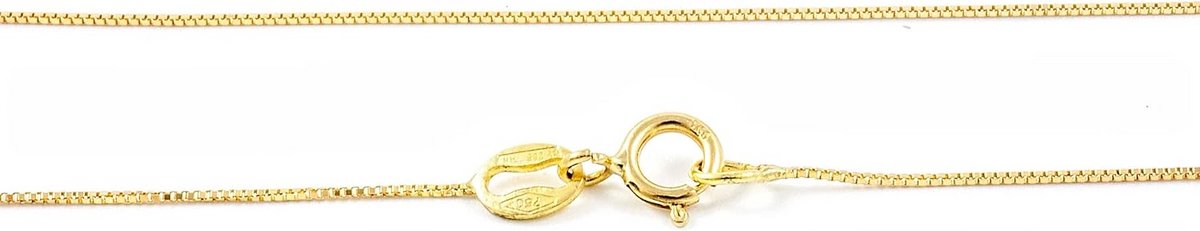 Herenketting 18 karaat geelgoud 50 cm - Massief Gouden Collier