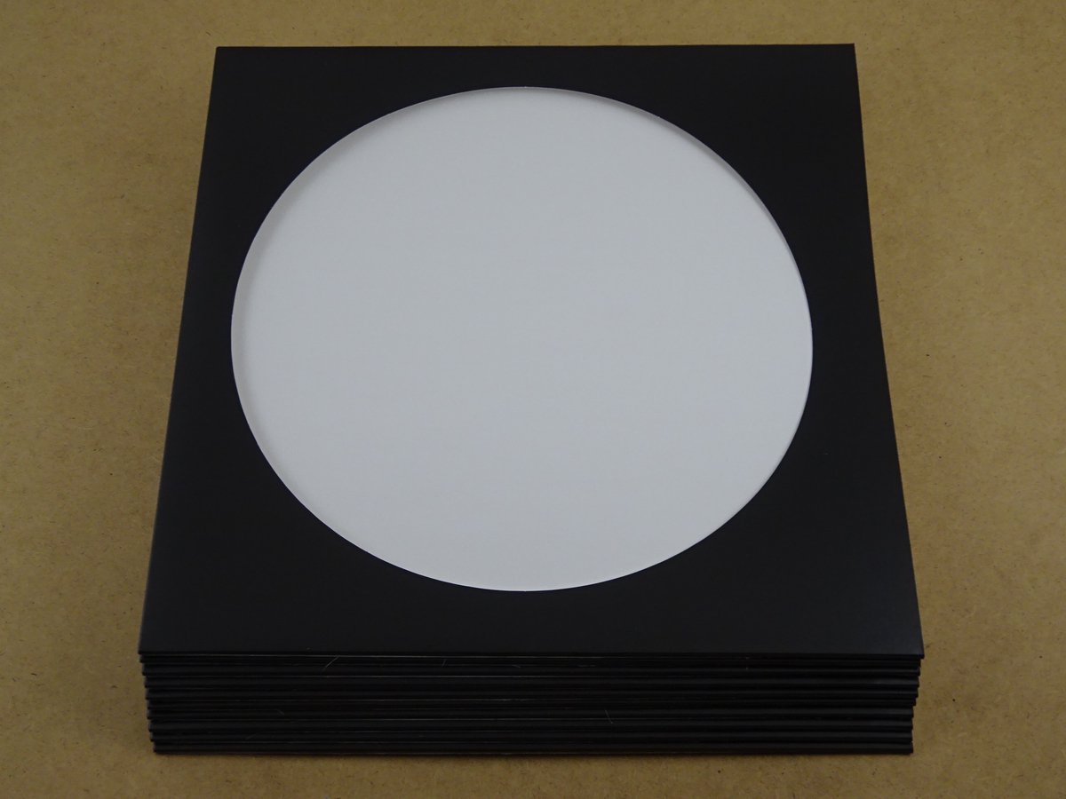 10 Stuks LP kartonnen buitenhoezen zwart voor picture disc (GOEDE KWALITEIT, 300gr karton) - hoezen, platenhoezen, beschermhoes, cardboard sleeve, outer cover, gekleurd vinyl, maxi-singles, lps vinyl platen, 12", 12 inch