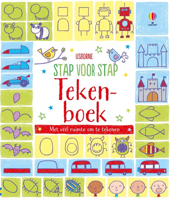 Stap voor stap tekenboek - cover