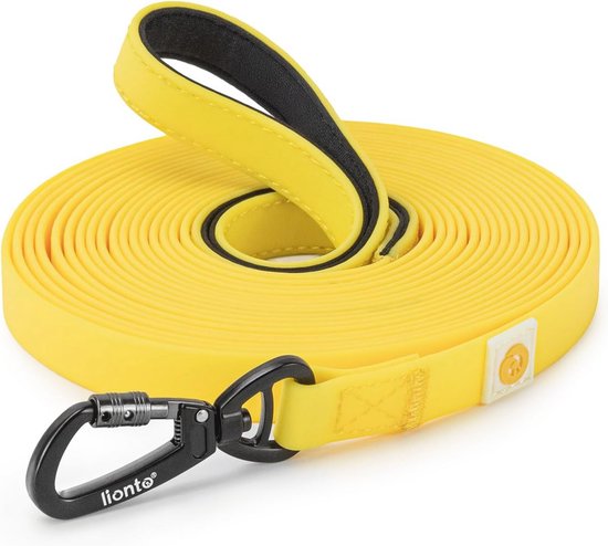PETTOM Reflecterende Sleeplijn Voor Honden, 5 M/10 M/15 M Touw Hondenriem Trainingslijn Met Polslus En 2 Karabijnhaken Lange Trainingslijn Voor Kleine Middelgrote Honden
