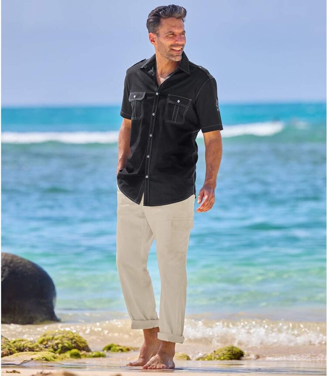 ATLAS FOR MEN - Set van 2 cargobroeken - Heren - Verkrijgbaar in grote maten - 3XL