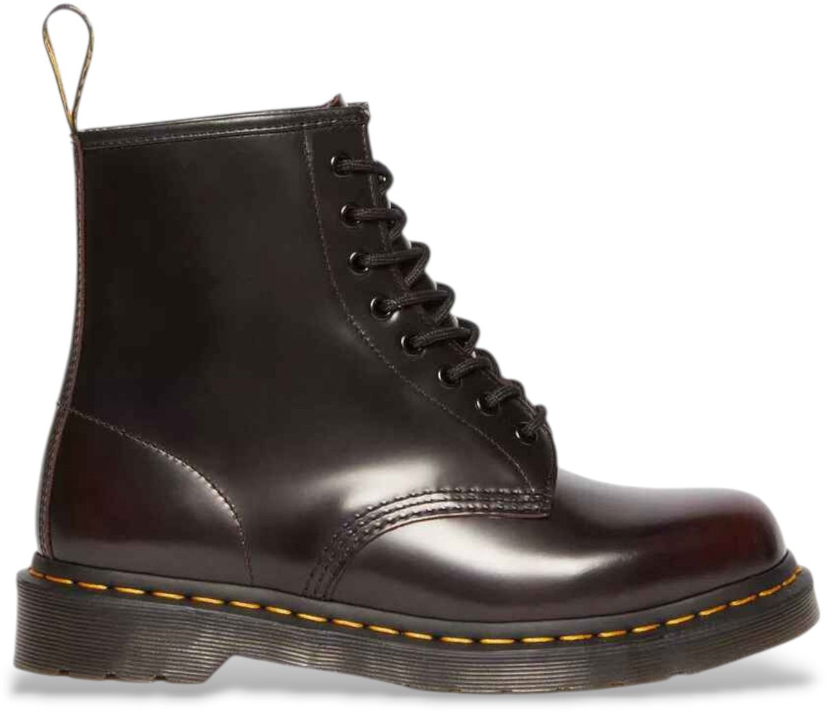 Dr Martens 1460 Arcadia leren laarzen in Kersenrood Granaatappel