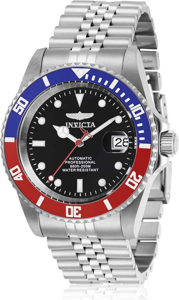 Invicta Pro Diver Heren Automatisch horloge van roestvrij staal - 42 mm