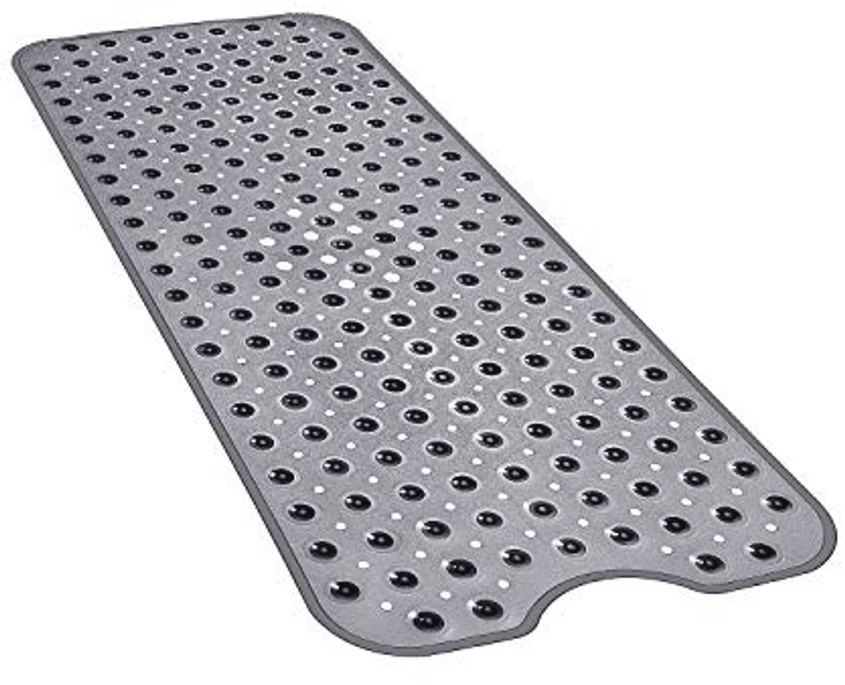 YINENN Antislip en extra grote baddouchemat -101,6 x 40,6 cm, lichtzwart