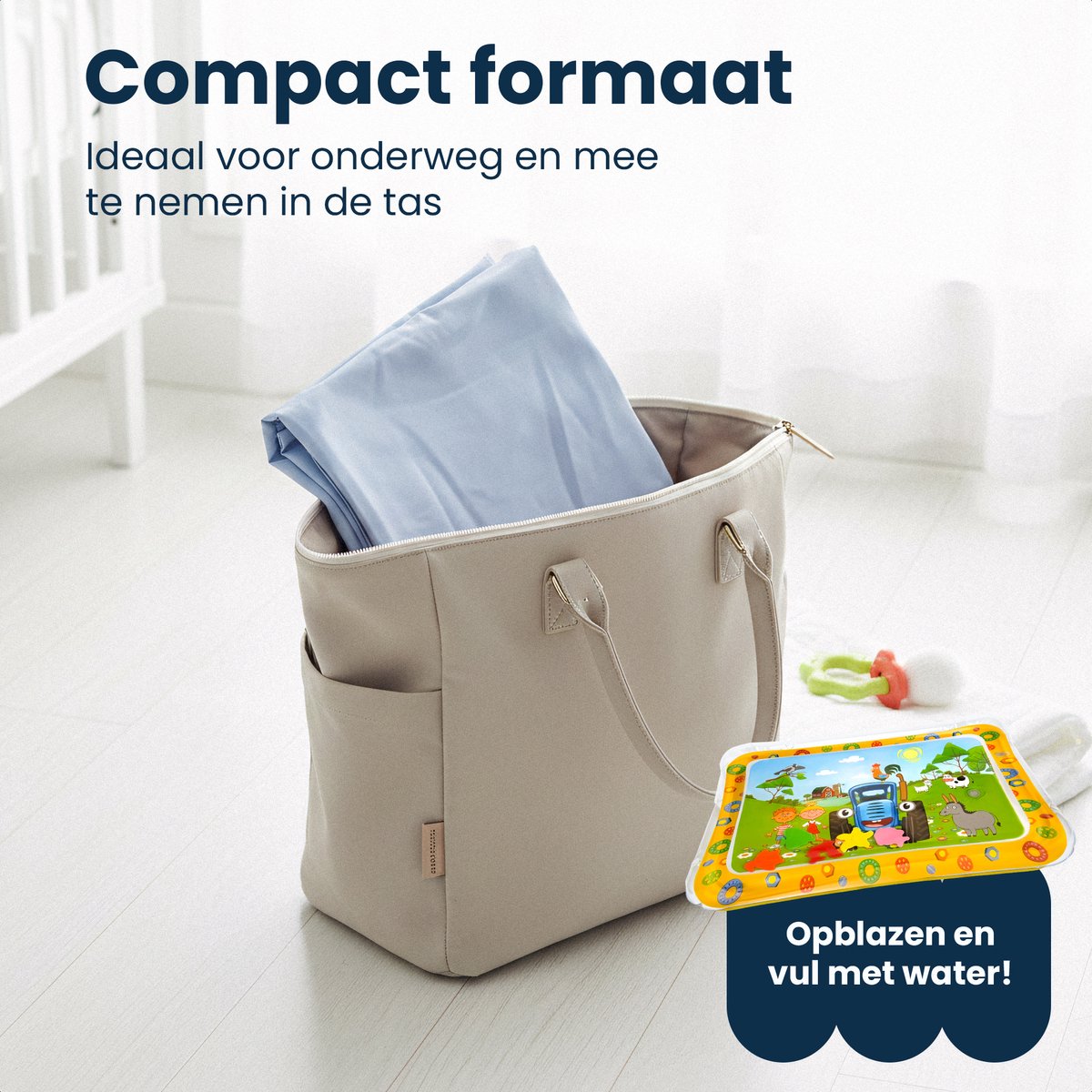 Dutsi Waterspeelmat Baby - Watermat 66x51cm - Geel thumbnail 3