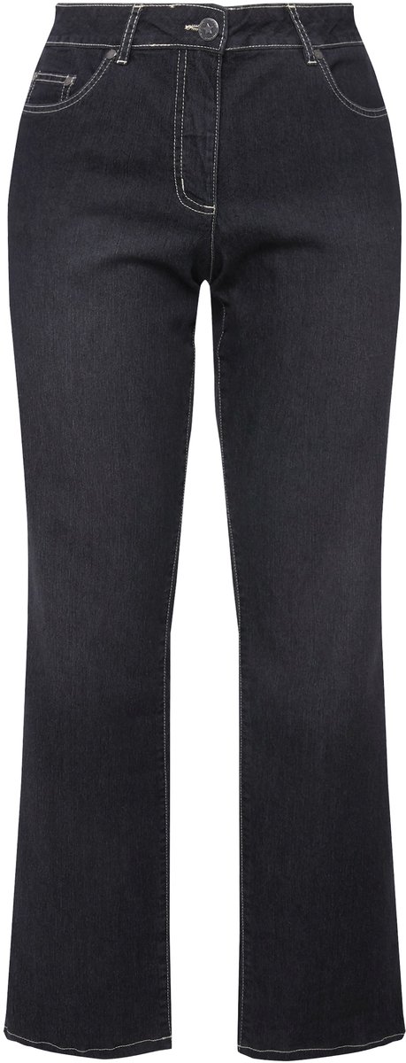 Angel of Style - Dames - Jeans Paula Straight Fit stretchcomfort 5-pocket - Zwart - Maat 108