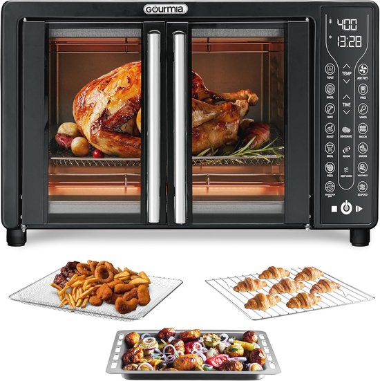 Digitale Air Fryer Oven met Broodroosterfunctie 17 Kookstanden 24L
