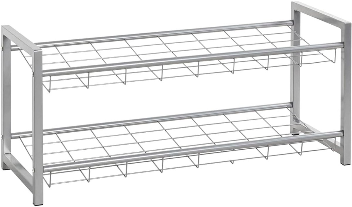 Schoenenrek Aluminium 80 cm - Modern Design voor Elke Ruimte