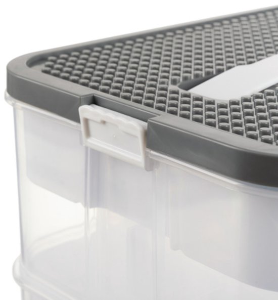 Kruzzel Stapelbox - Block box 4‑lagen - blokken eenvoudig opruimen - 35 liter van Kruzzel — afbeelding 2