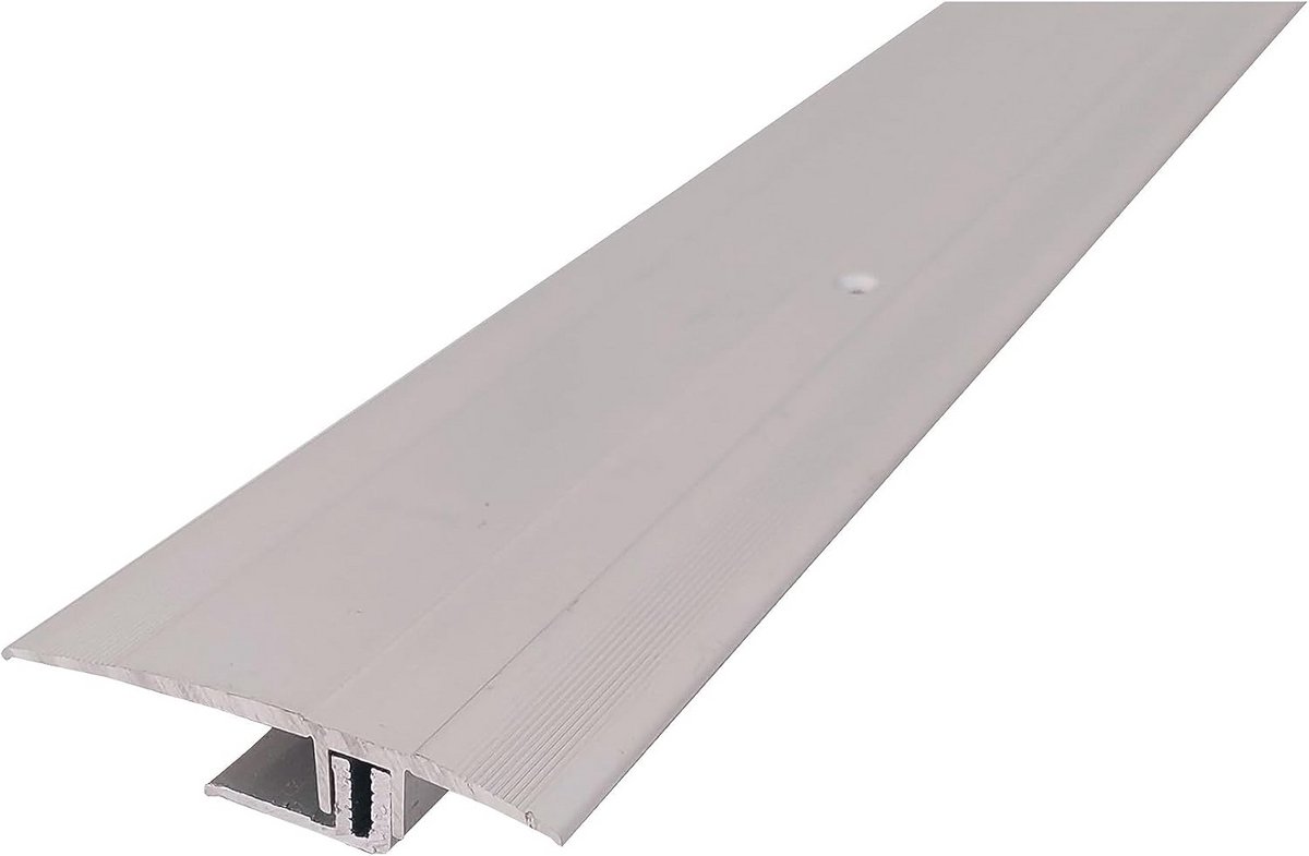 Overgangsprofiel voor Laminaat en Parketvloeren 7-16 mm - Zilver 90 cm