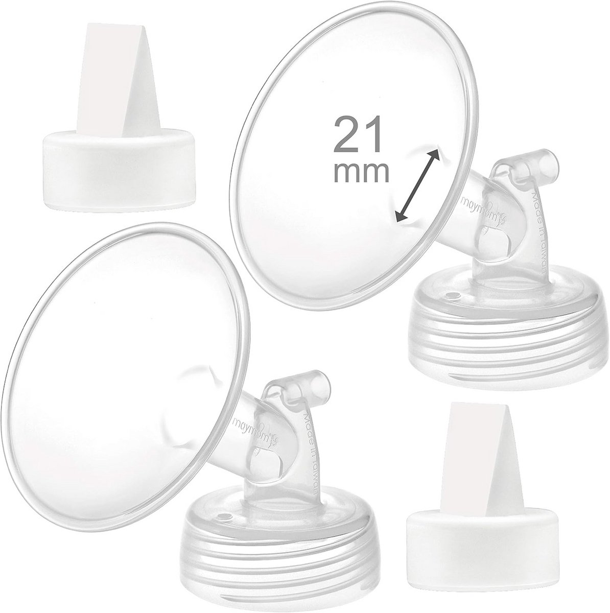 Flens en klep voor borstkolf - 21mm - Geschikt voor S1, S2 en 9 Plus