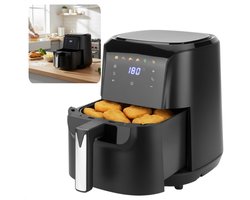 Cheqo® Airfryer - Hetelucht Friteuse - 6 Liter - Snelle Bereiding - Air Fryer - Hetelucht Oven - Timerfunctie - Hete Lucht Friteuse