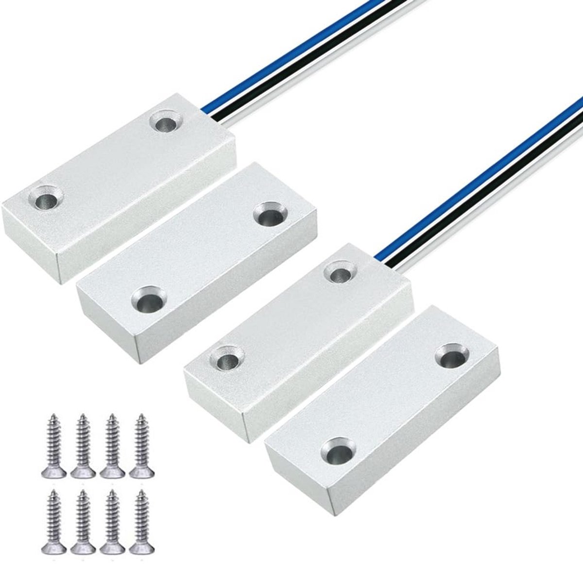 3 Draden Magnetische Reedschakelaar voor Deuren en Ramen - Alarmtoepassingen
