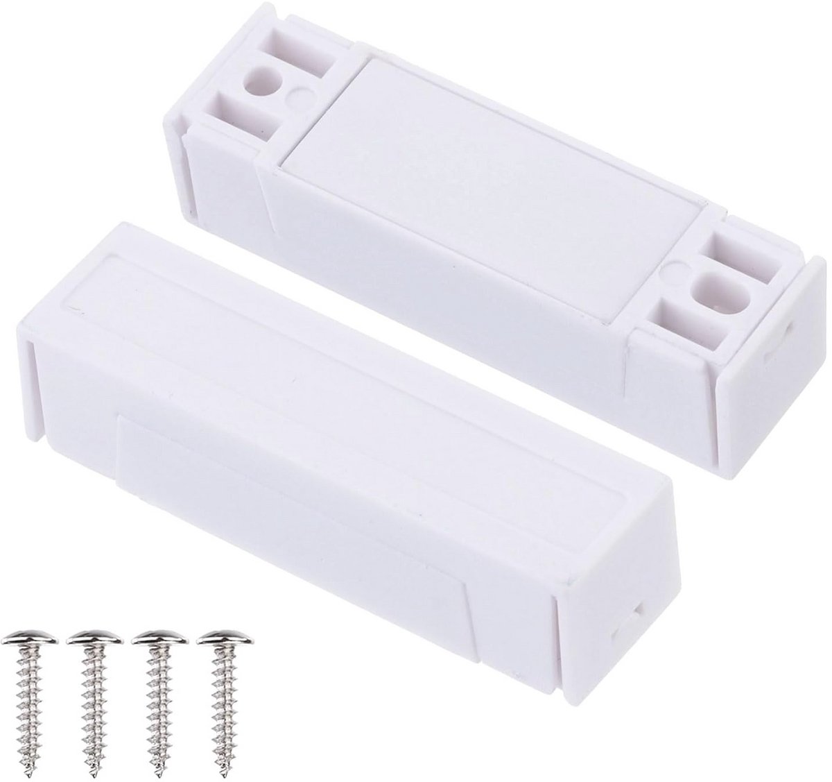 Bekabelde Deurcontactsensor voor Alarmsysteem - 5 Stuks Magnetische Riedschakelaar