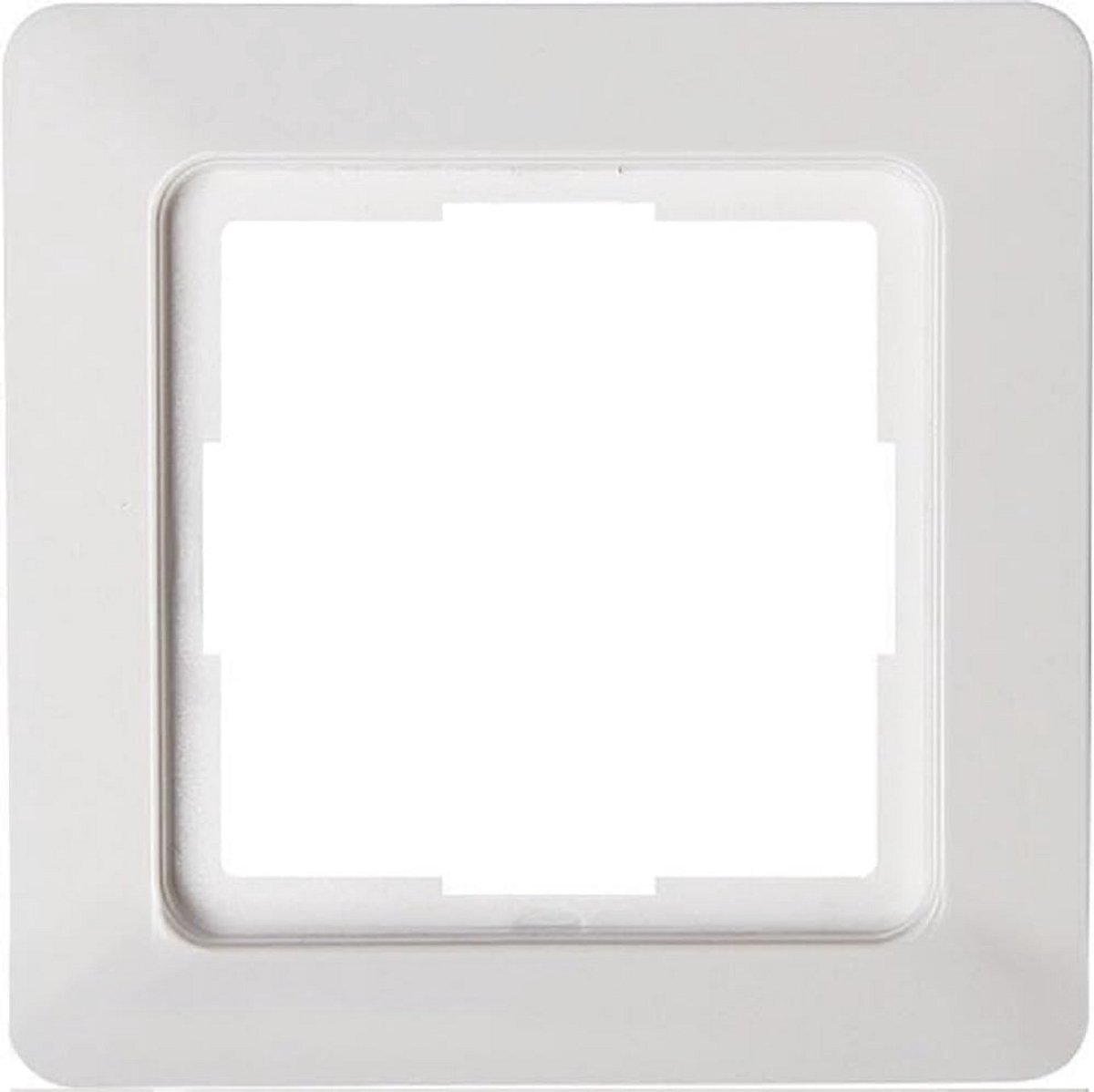 Wit Afdekraam 1-voudig voor Schakelaars - Modern Design