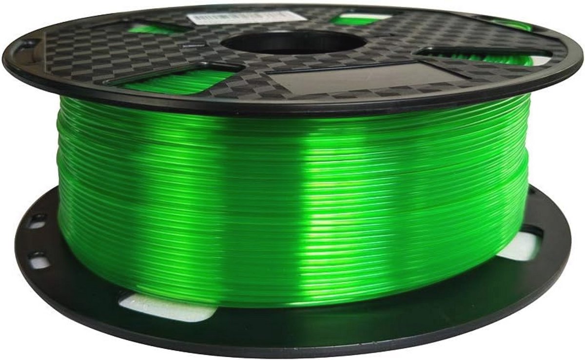 Doorschijnend Groen PETG Filament 1.75 mm voor 3D Printers - 1KG