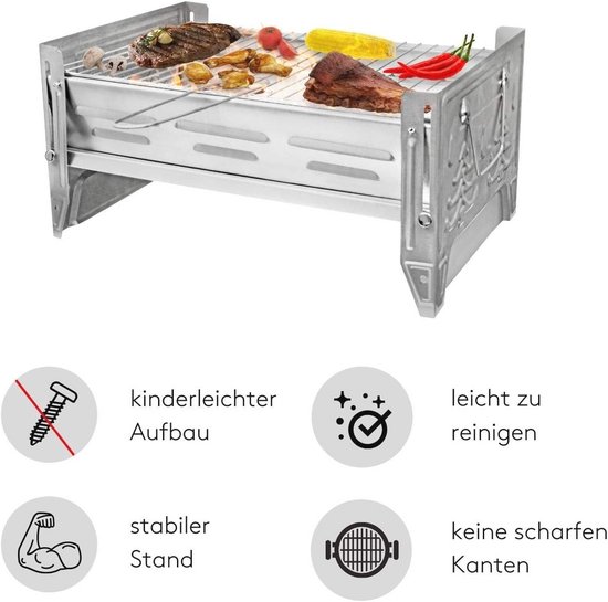 Mini-grill voor camping en reizen - praktische en gemakkelijk schoon te maken barbecue van MINI — afbeelding 5