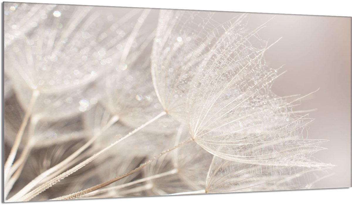 TMK - Afdekplaat Kookplaat - 90x52 cm - Bloemmotief - Gehard Glas - Inductie Beschermer