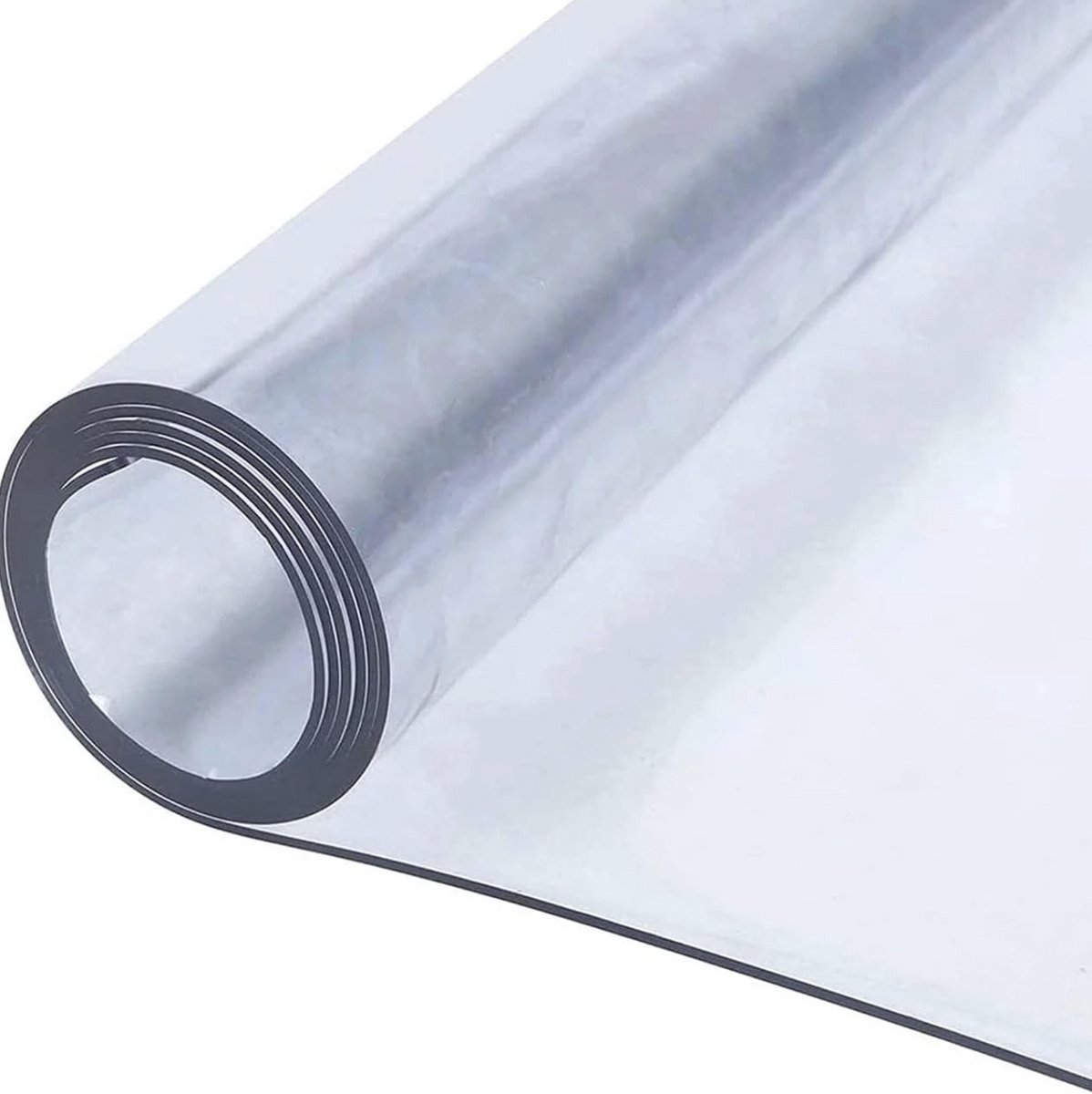 Transparante PVC Raamfolie - Beschermzeil voor Douche- en Bouwgordijnen | 0,2 mm x 140 cm x 1 m