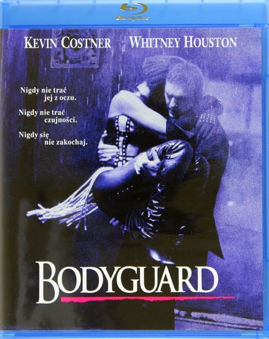 Kevin Costner Whitney Houston Bodyguard blu-ray hoes met Poolse tekst.