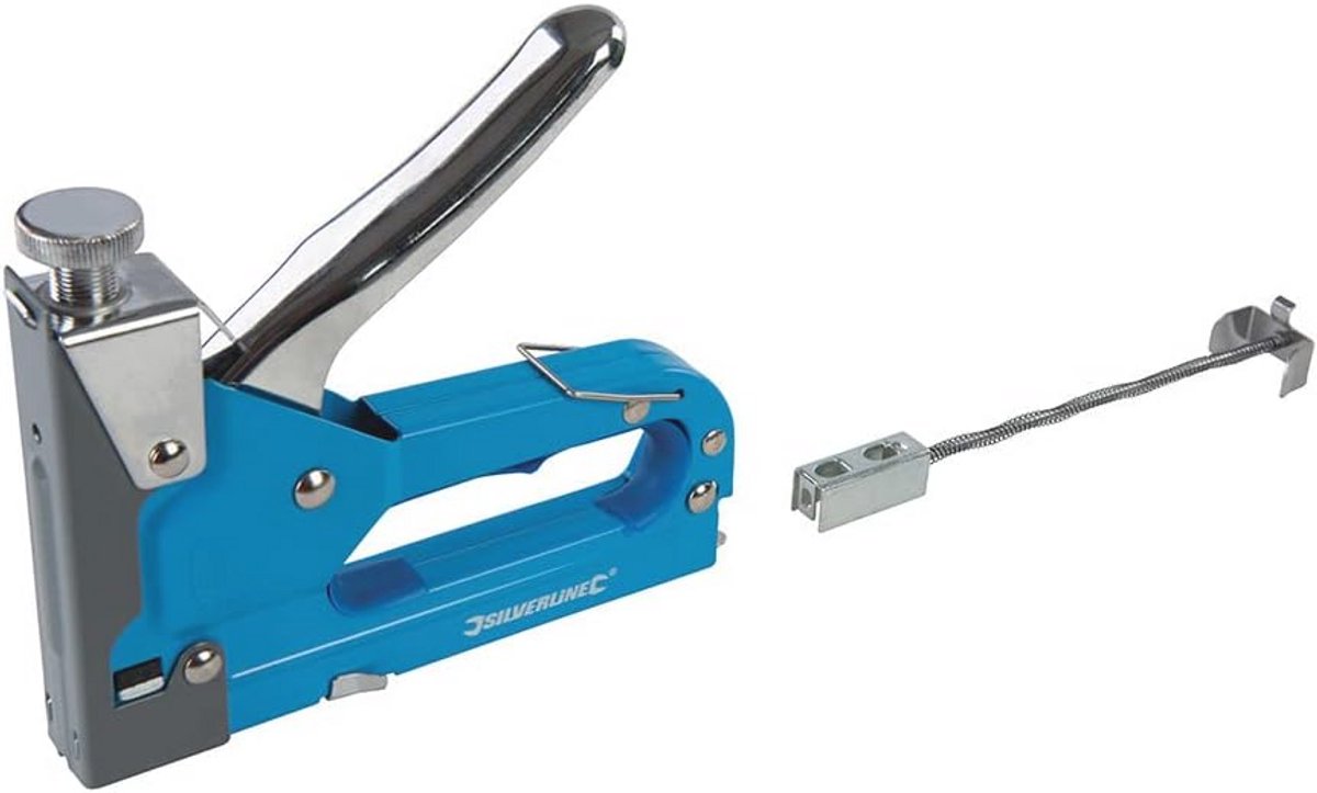 3-in-1 handtacker met verstelbare slagkracht
