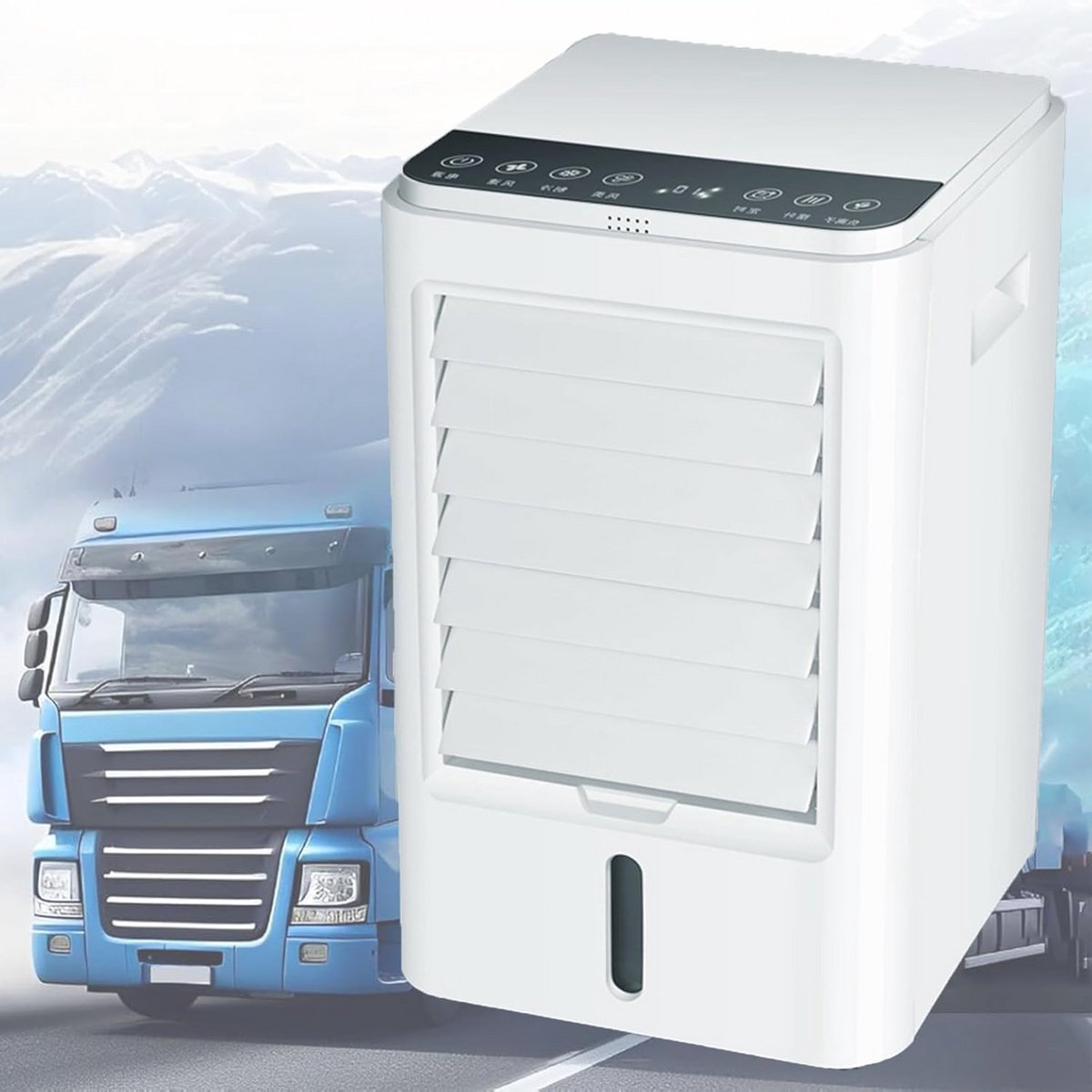 Draagbare Airconditioner met Afstandsbediening en Koelelementen voor Vrachtwagens en Auto's
