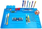 Professionele Siliconen Soldeermat 45x30 cm – Antistatisch & Hittebestendig tot 500°C – Ideaal voor Elektronica, Knutselen, Horloge- en Telefoonreparatie