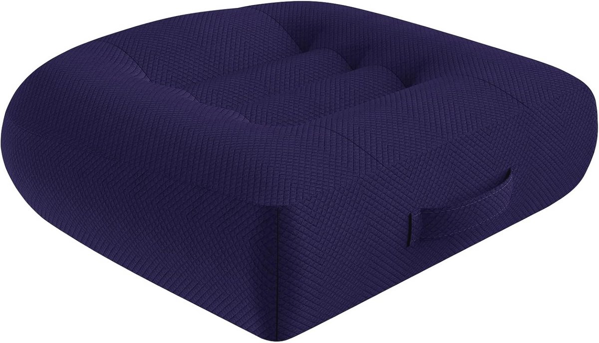Ergonomisch Zitkussen en Stoelkussen voor Comfortabel Zitten – 40 x 40 cm, Geschikt voor Auto, Bureaustoel, Rolstoel en Tuinstoelen