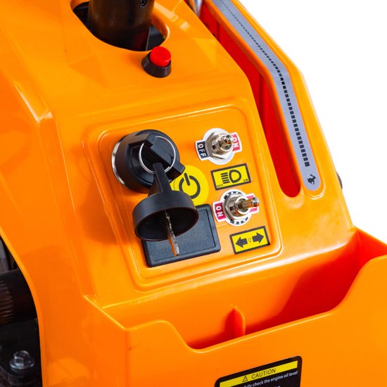 Minitractor 4x4 benzinemotor 10,9 pk elektrische start MW Tools MTR010 — afbeelding 4