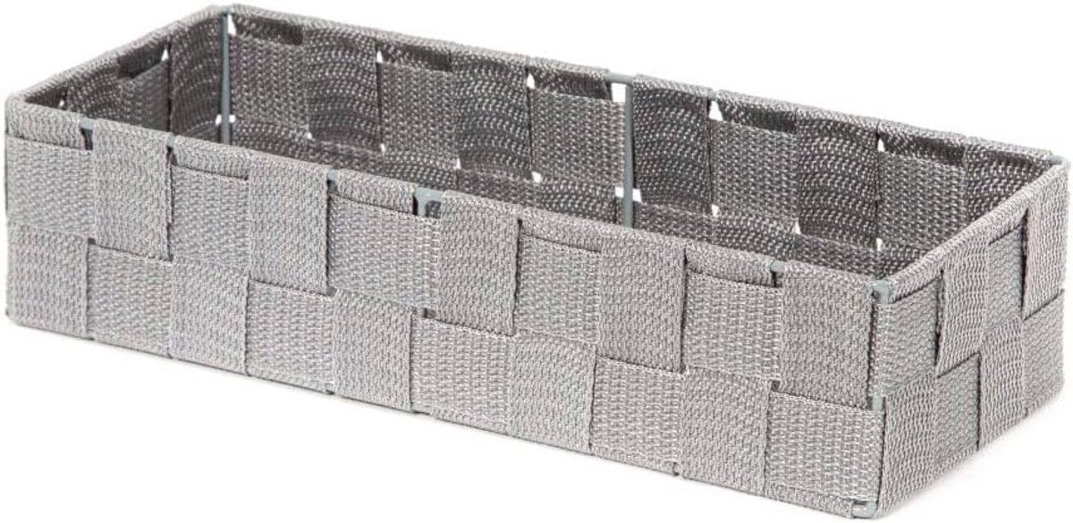 Lade-organizer Grijs 12 x 30 x H.7 cm - Perfecte Oplossing voor Orde in Huis