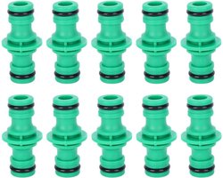 10pcs Straight Water Hose Connector - Quick Fittings - Garden Irrigation - Water Pipe Connector Tool - Hose Connectors Accessories Parts