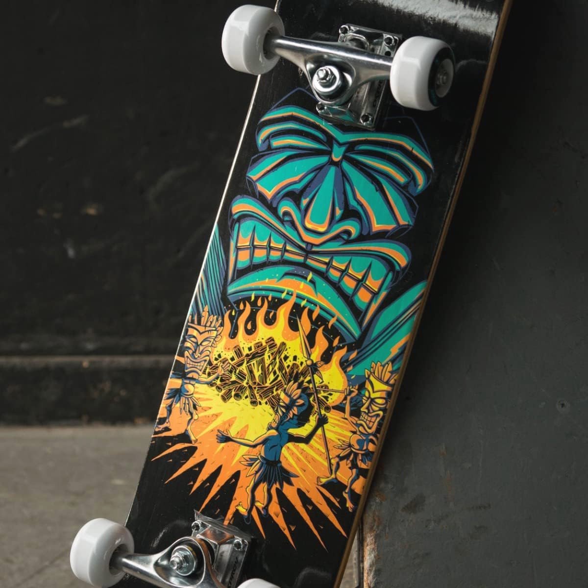 Dubbel Kick Skateboard voor Kinderen Ideaal voor Beginners Duurzaam Makelaar Dek Blauw