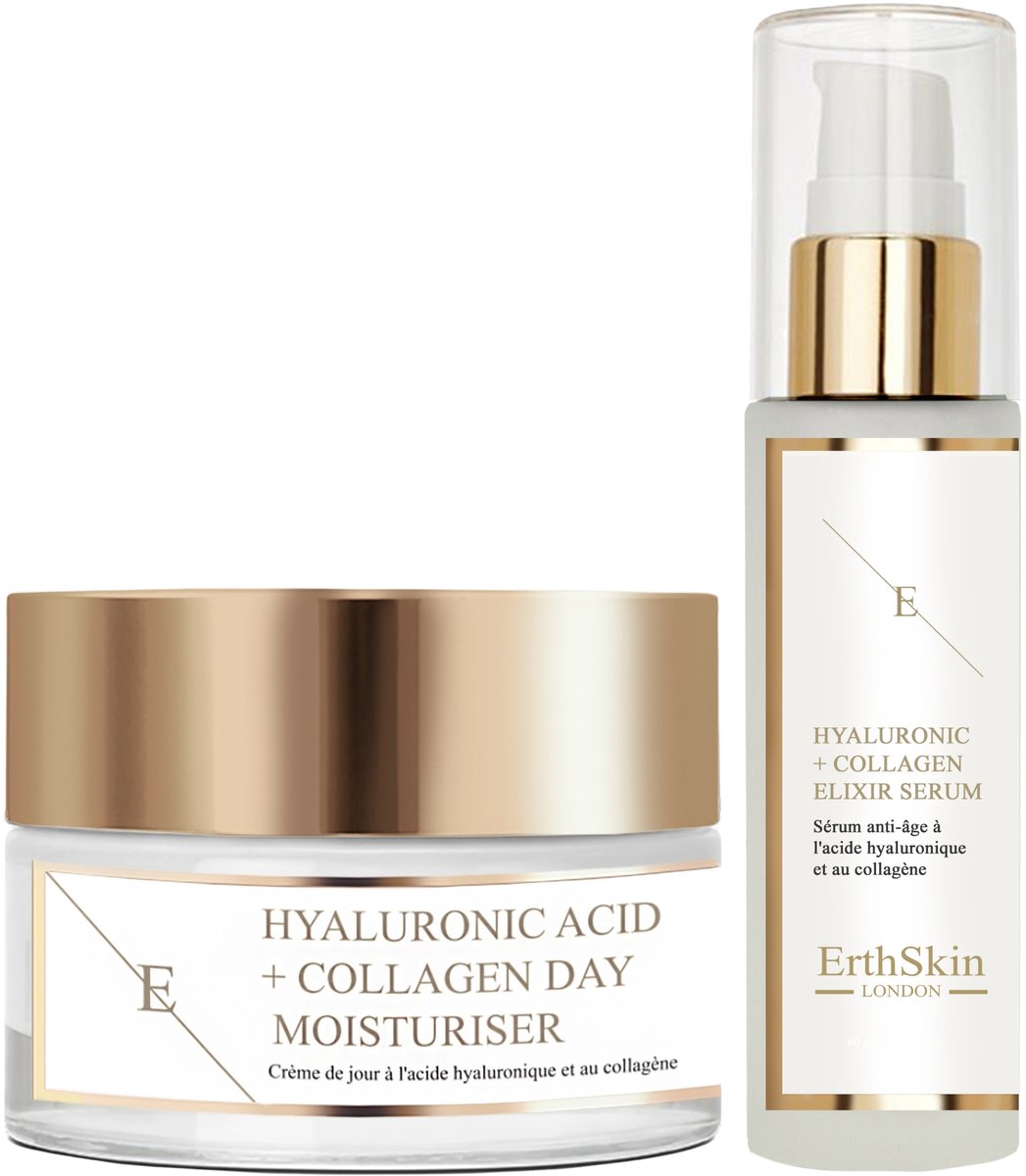 ErthSkin London Hyaluron dagcrème + serum set