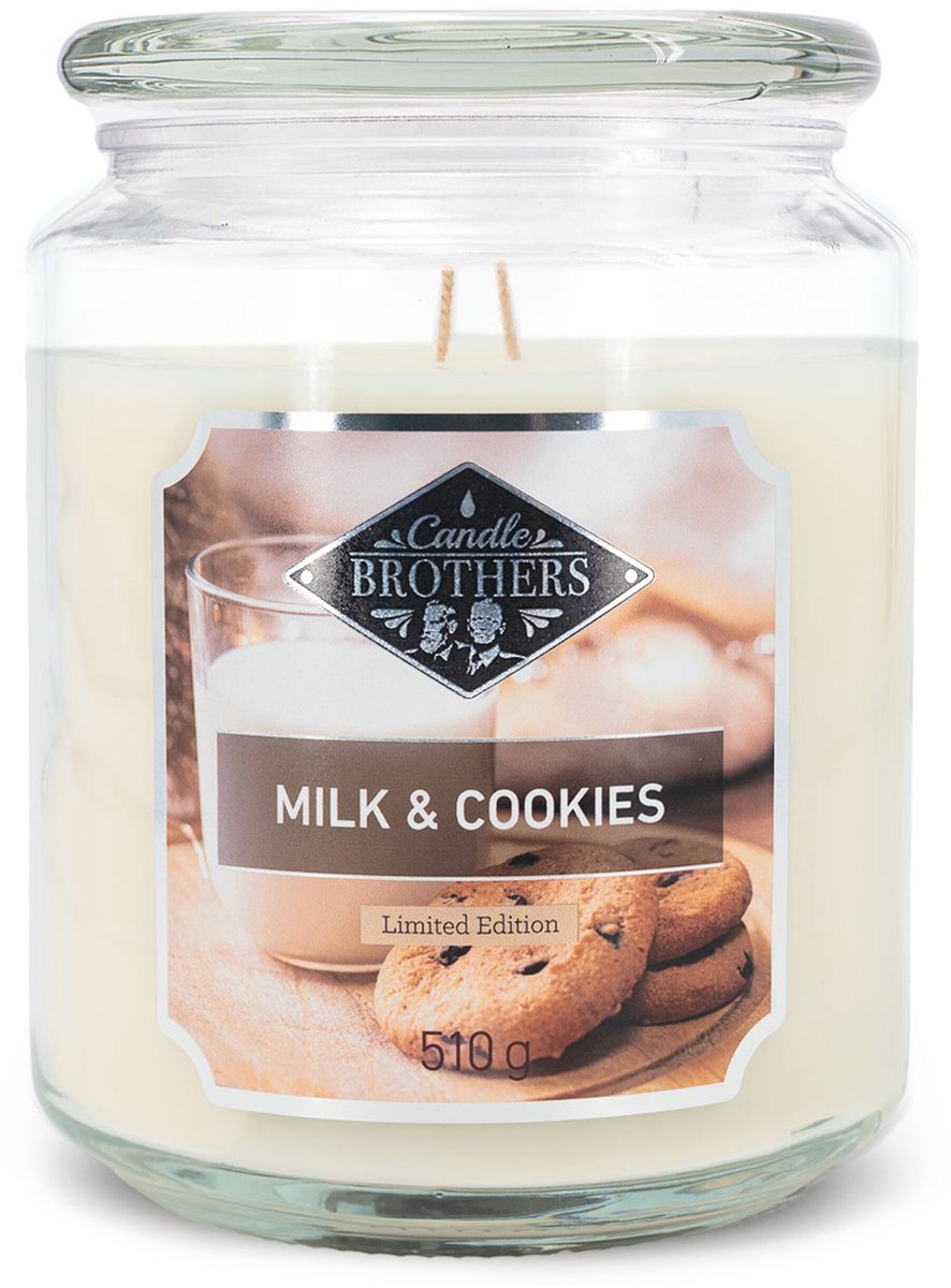 Candle-Brothers Geurkaarsen - melk en koekjes