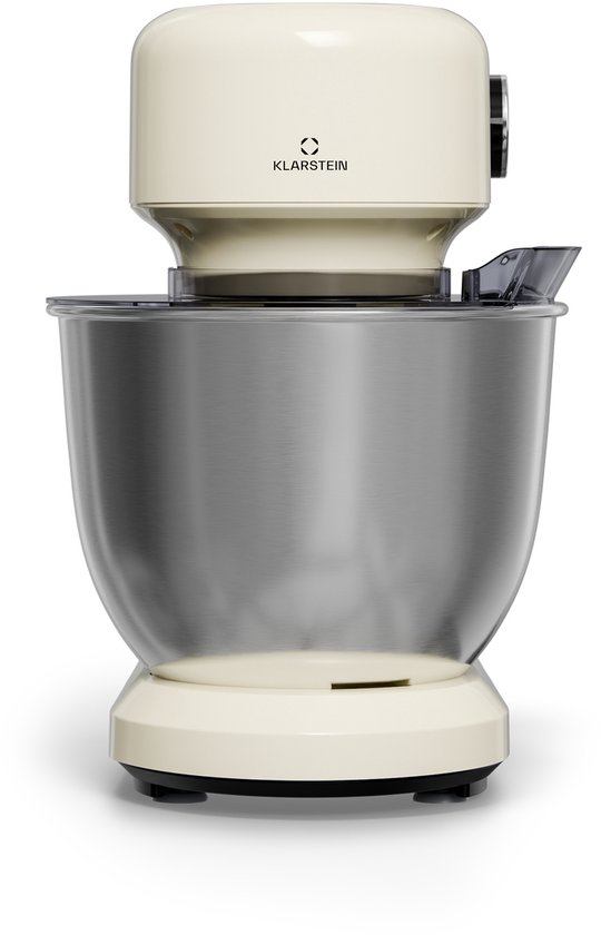 Bella Evo Robot Pâtissier 1500W 5L Bol Inox 12 Vitesses Système Planétaire Robot Cuisine Blanc - Robot pâtissier