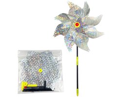 5-delige windmolenvormige vogelverjager, tuinduivenverjager (puntige hoek)