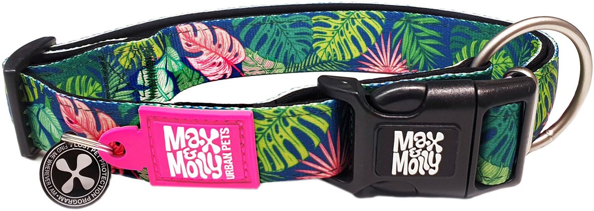 Max & Molly Smart ID Halsband - Tropical - XS