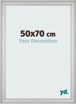 Your Decoration - Fotolijst 50x70 cm - MDF - Zilver Mat - Lazio