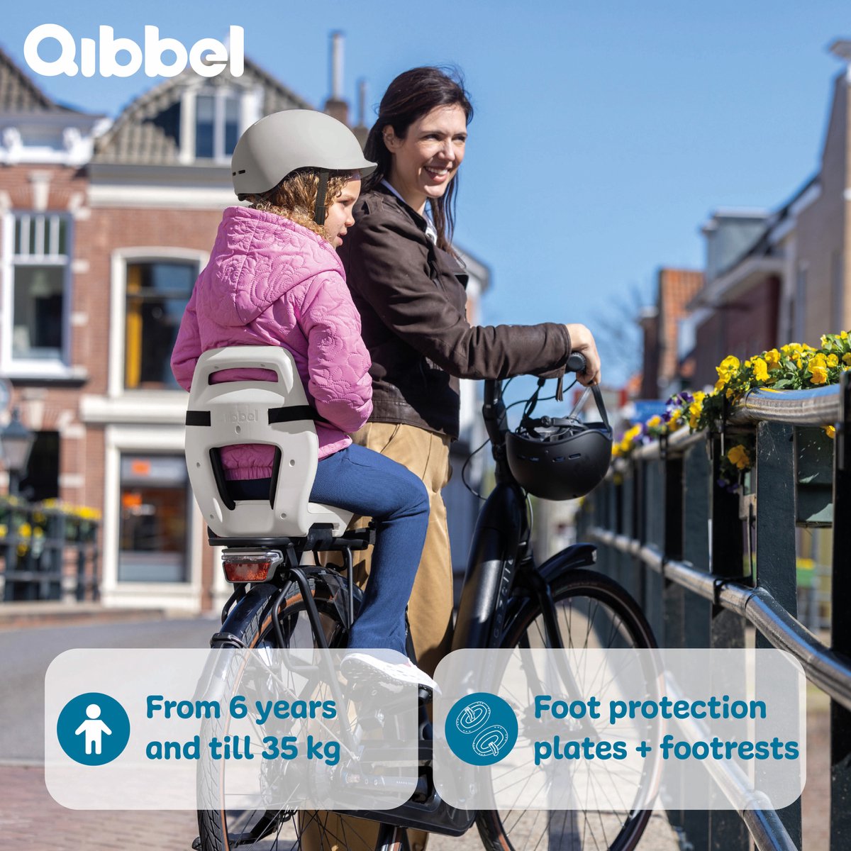 Qibbel Junior 6+ - Veilig Fietsstoeltje thumbnail 2