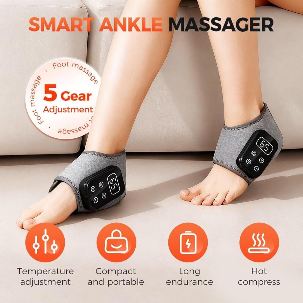 2 Foot Advanced Renew 3-in-1 Verwarmde Voetmassager met - afbeelding 2
