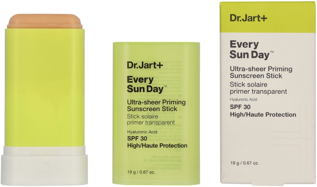 Dr.jart+ EVERY SUN DAY ultra-sheer priming sunscreen stick SPF30 19 gr