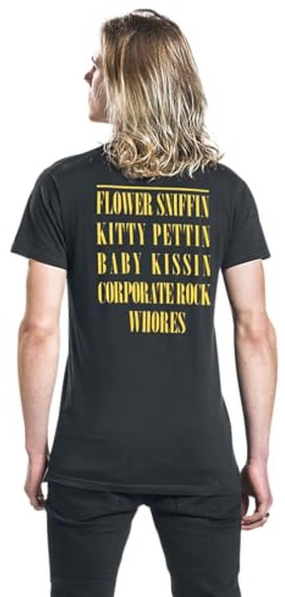 Heren T-Shirt met Smiley Motief in Live-pink