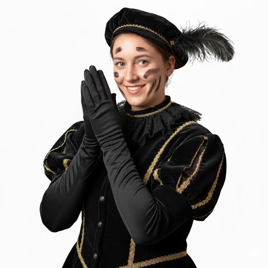 Atosa Pieten handschoenen - dames - polyester - zwart - one size - lang model