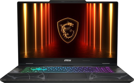 MSI Cyborg A17 AI B2HWFKG-015NL AMD Ryzen™ 7 260 Laptop 43,9 cm (17.3") Full HD 16 GB DDR5-SDRAM 1 TB SSD NVIDIA GeForce RTX 5060 Wi-Fi 6E (802.11ax) Windows 11 Home Zwart - MSI - Hoofdafbeelding