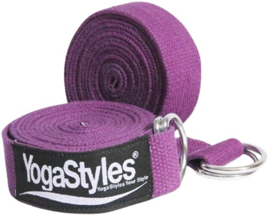 YogaStyles Yoga Riem Paars van YogaStyles — afbeelding 2