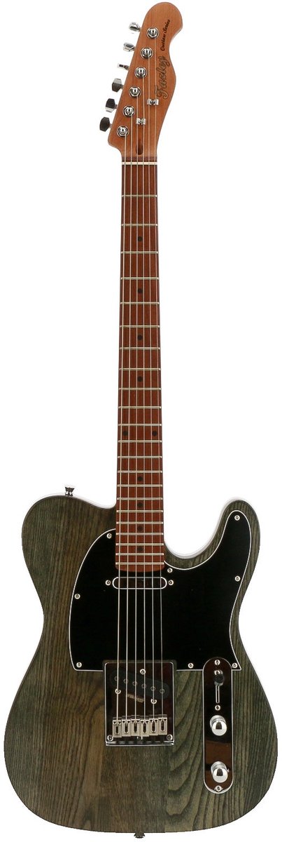 Fazley Outlaw Series Coyote Plus SS Black elektrische gitaar met gigbag